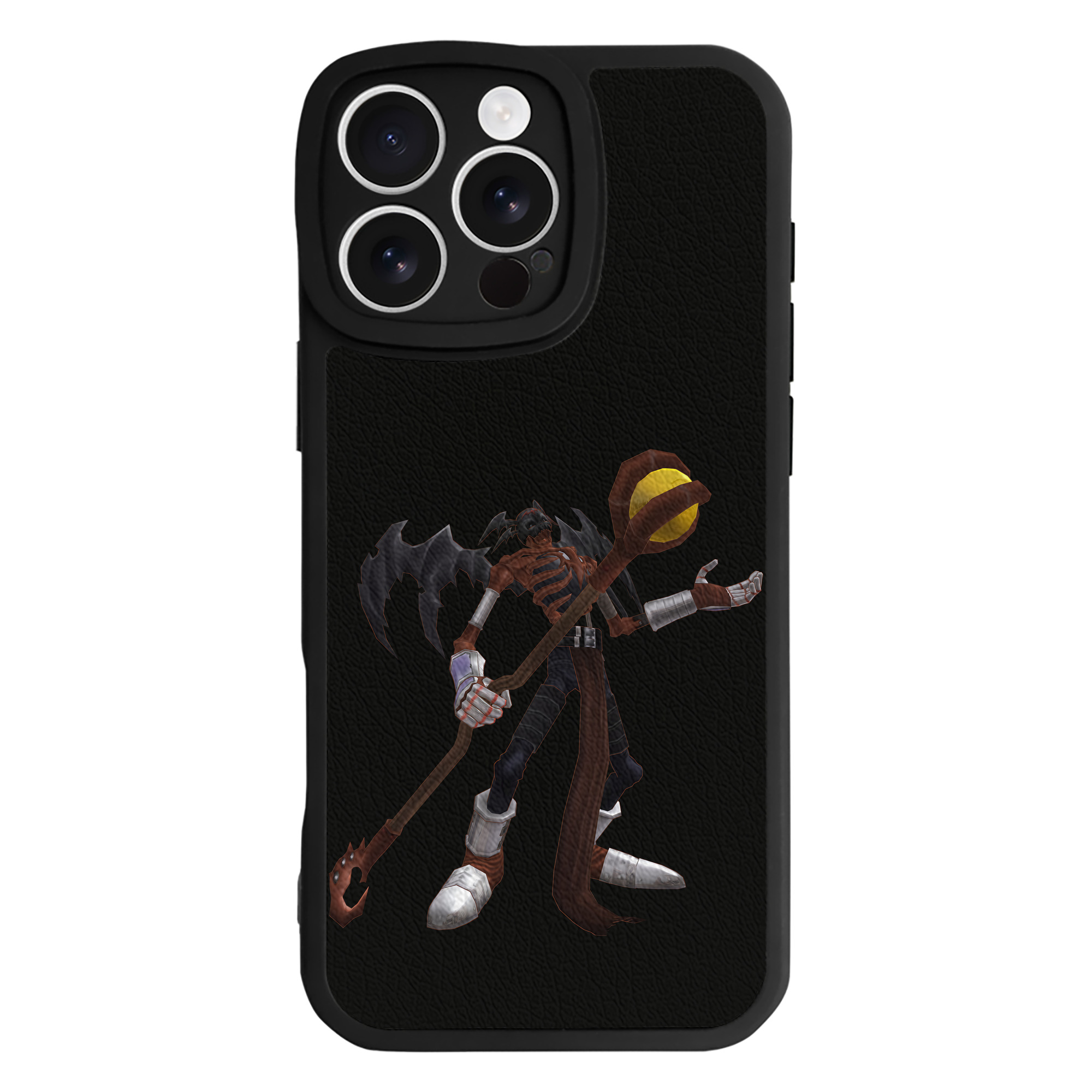 （画像用） Digimon デジタルモンスター/デジモン 【iPhone 16シリーズ対応】シリコンスマホケース（レザー調） 材質：シリコン